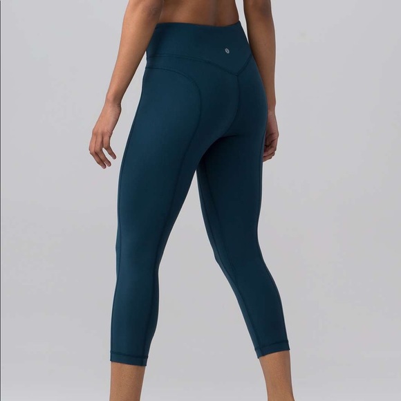 Lululemon Pushing Limits 7/8 Tight (Nulu 25"), size: 4, colour: jaded - Picture 4 of 9